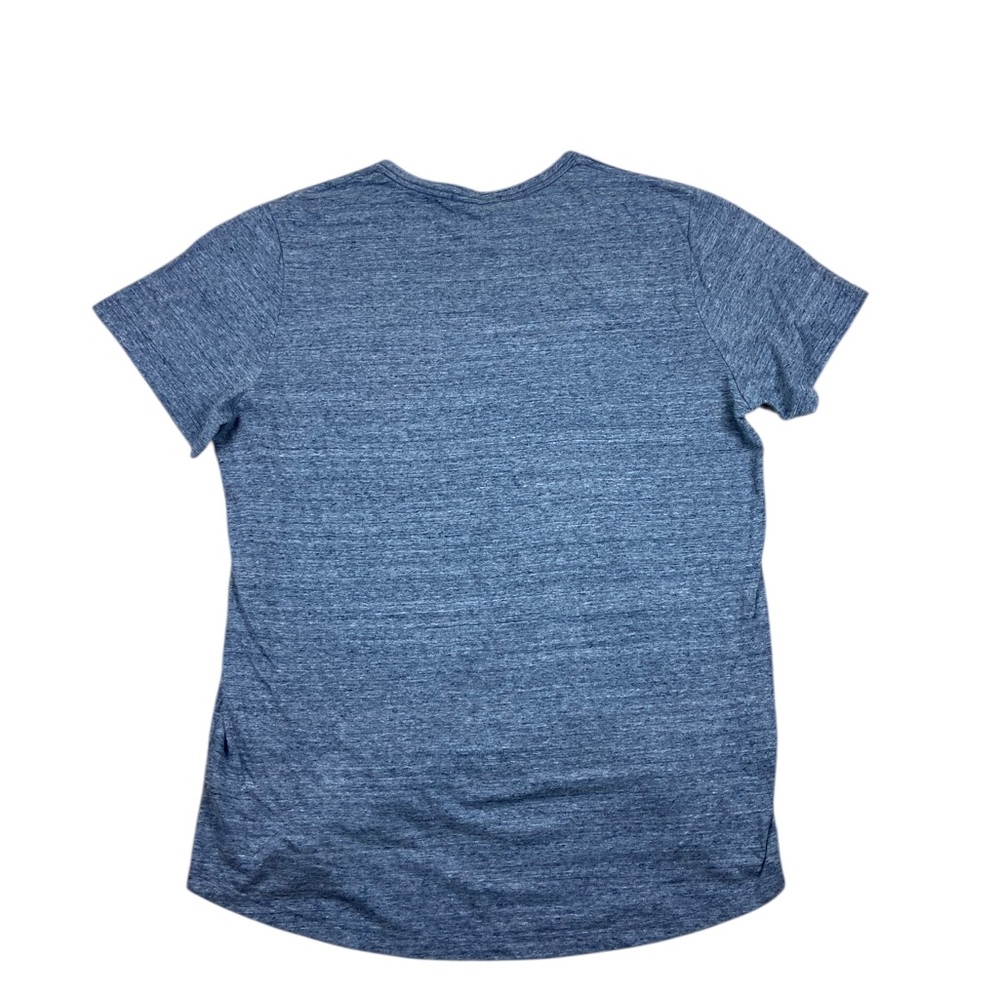Marine Layer Shirt Mens L/XL Blue Gray Heather Re-Spun Pocket Tee Crewneck Slub - Picture 2 of 3